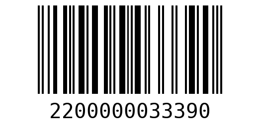 Штрихкод 2200000033390
