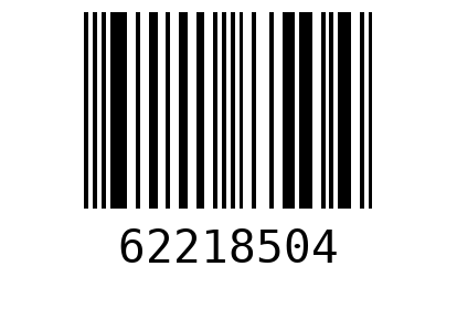 Штрихкод 62218504