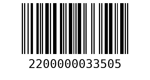 Штрихкод 2200000033505