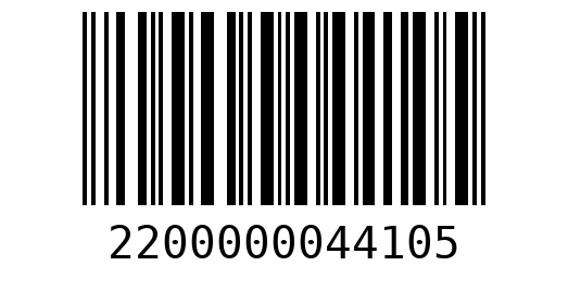 Штрихкод 2200000044105