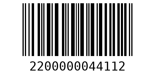 Штрихкод 2200000044112