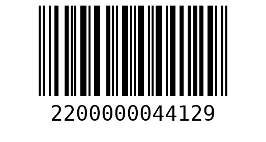 Штрихкод 2200000044129