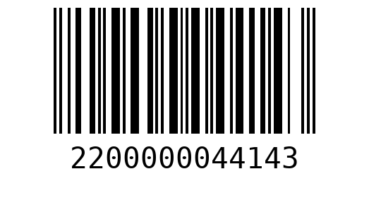 Штрихкод 2200000044143