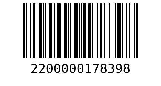 Штрихкод 2200000178398