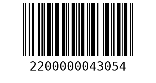 Штрихкод 2200000043054