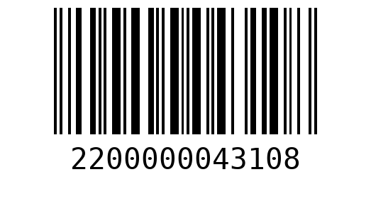 Штрихкод 2200000043108