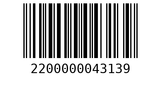 Штрихкод 2200000043139