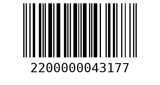 Штрихкод 2200000043177