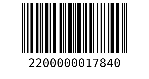 Штрихкод 2200000017840