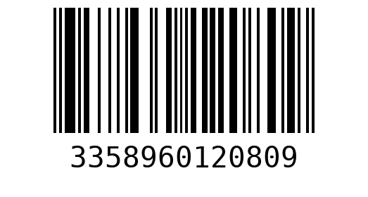Штрихкод 3358960120809