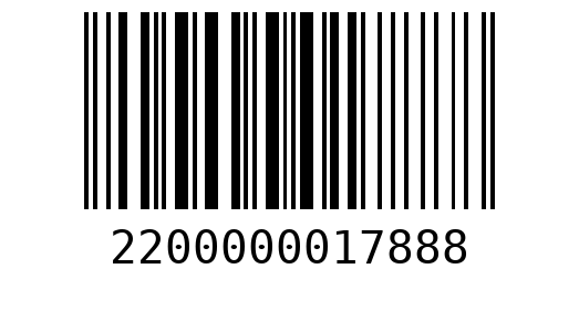 Штрихкод 2200000017888