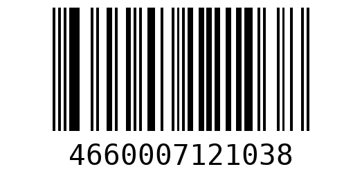 Штрихкод 4660007121038