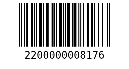 Штрихкод 2200000008176