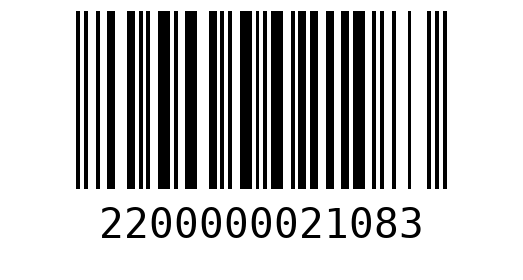 Штрихкод 2200000021083