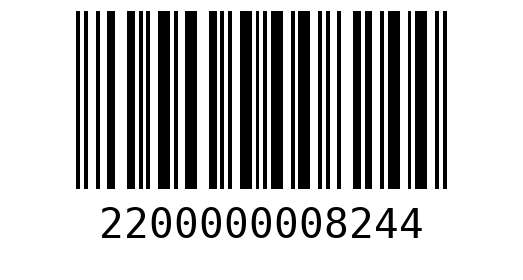 Штрихкод 2200000008244