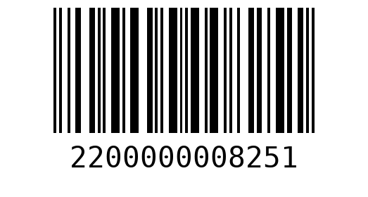 Штрихкод 2200000008251