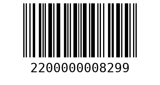 Штрихкод 2200000008299