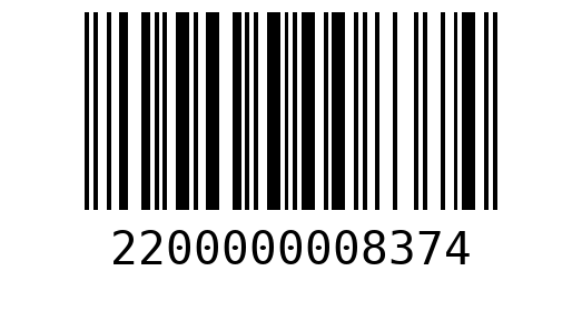 Штрихкод 2200000008374