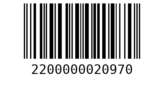 Штрихкод 2200000020970