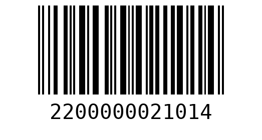 Штрихкод 2200000021014