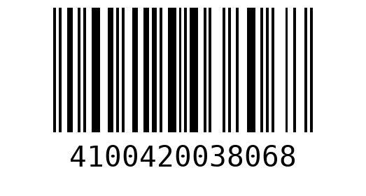 Штрихкод 4100420038068