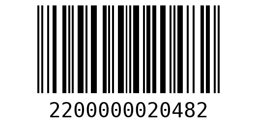 Штрихкод 2200000020482