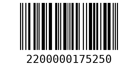 Штрихкод 2200000175250