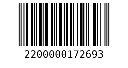 Штрихкод 2200000172693