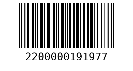 Штрихкод 2200000191977