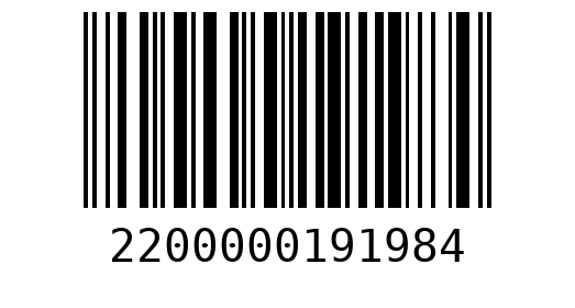 Штрихкод 2200000191984