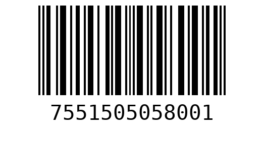 Штрихкод 7551505058001