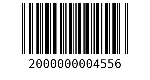 Штрихкод 2000000004556