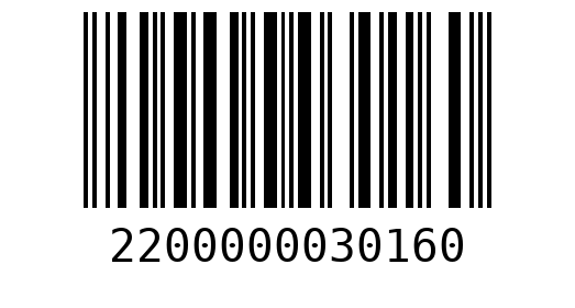 Штрихкод 2200000030160