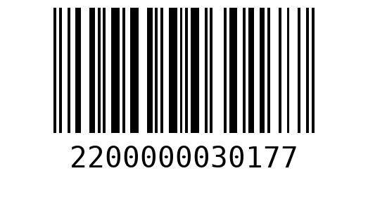 Штрихкод 2200000030177