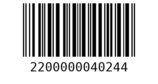 Штрихкод 2200000040244