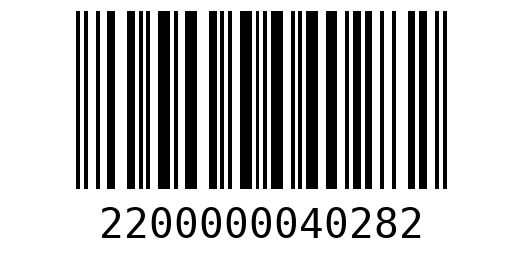 Штрихкод 2200000040282