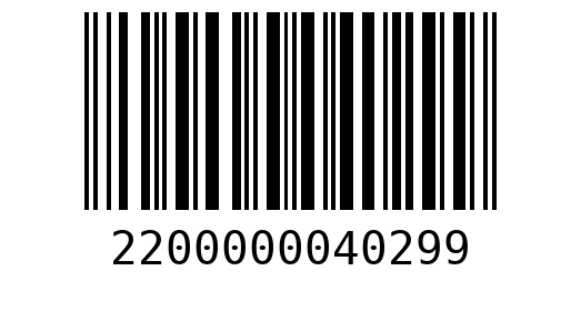 Штрихкод 2200000040299