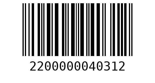 Штрихкод 2200000040312