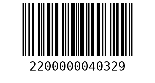 Штрихкод 2200000040329