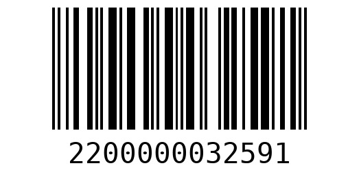 Штрихкод 2200000032591
