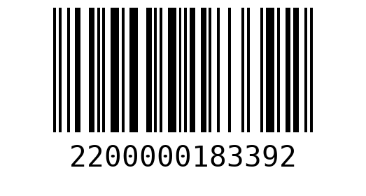 Штрихкод 2200000183392
