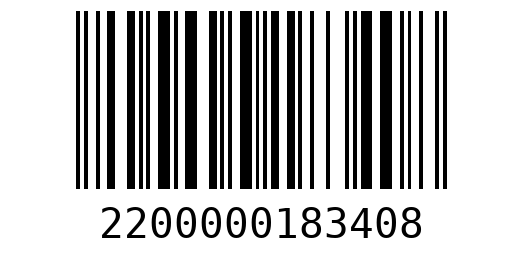 Штрихкод 2200000183408