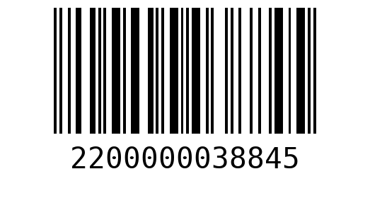 Штрихкод 2200000038845