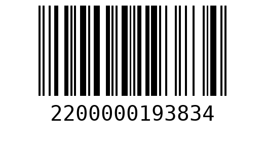 Штрихкод 2200000193834