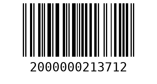 Штрихкод 2000000213712