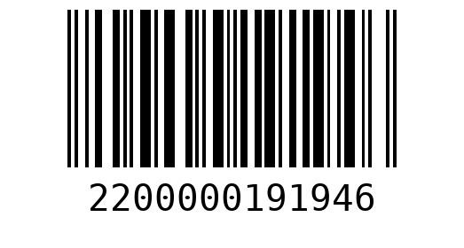 Штрихкод 2200000191946