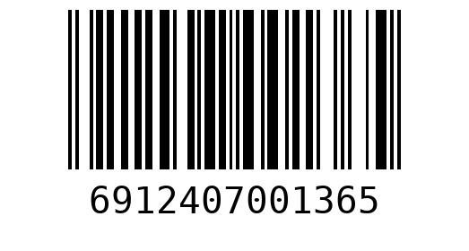 Штрихкод 6912407001365