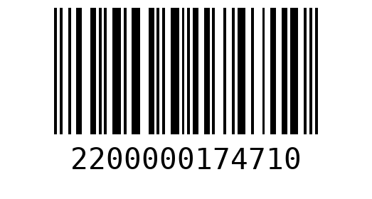 Штрихкод 2200000174710
