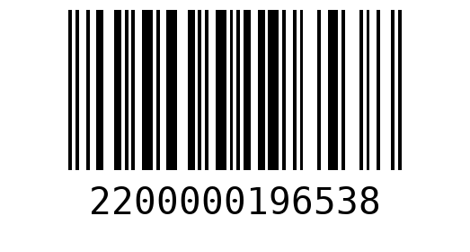 Штрихкод 2200000196538