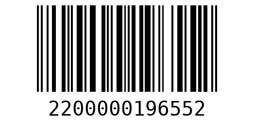 Штрихкод 2200000196552
